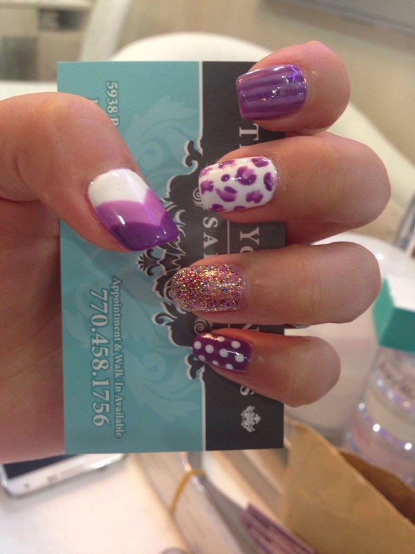 Nail Design at Treat Your Nails Salon on Buford Hwy in Doraville, GA
